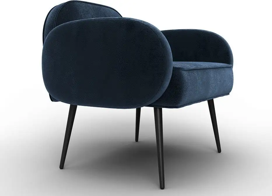 Интерьерное кресло Лига диванов Лига-086 132438 (велюр Tower 13 синий)