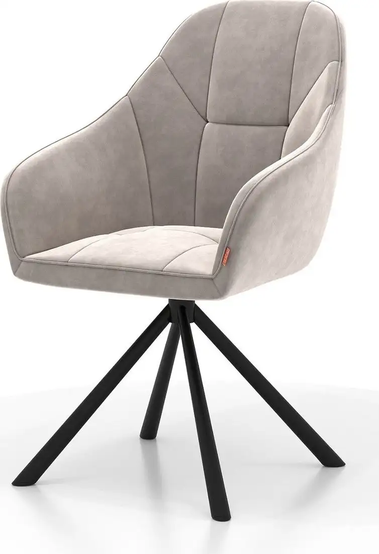 Стул Памир Босс F81 поворотный (светло-серый/черная опора) – фото товара