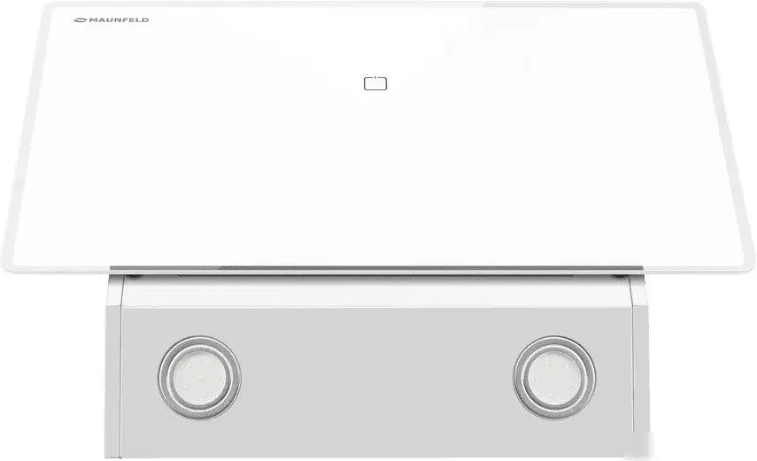 Кухонная вытяжка MAUNFELD Eagle 850 90 (белое стекло) - фото товара