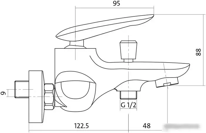 Смеситель Cersanit Mayo S951-013 - фото товара
