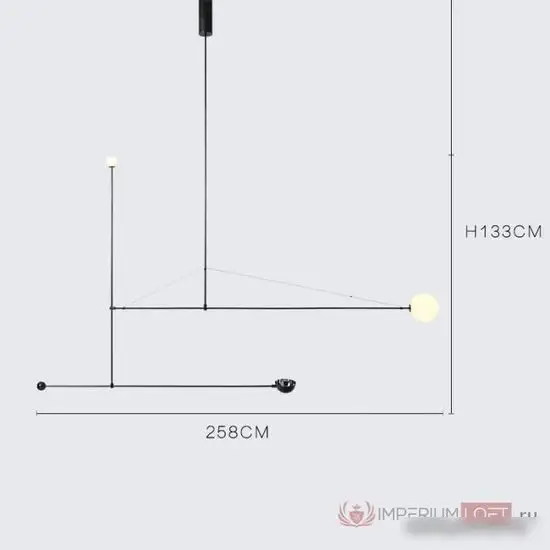 Подвесная люстра ImperiumLoft Lines-10 140825-26 – фото товара