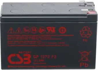 Аккумулятор для ИБП CSB GP1272 28W F2 (12В/7.2 А·ч)