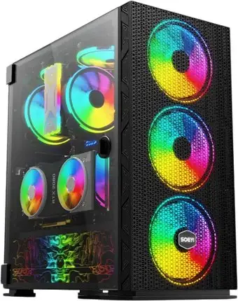 Корпус Soeyi AX8-B20 Tempered Glass – изображение в каталоге