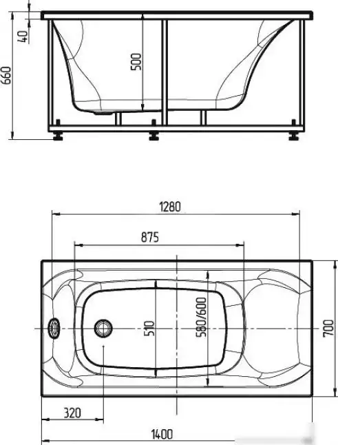 Ванна Aquatek Альфа 140 ALF140-0000057 - фото товара