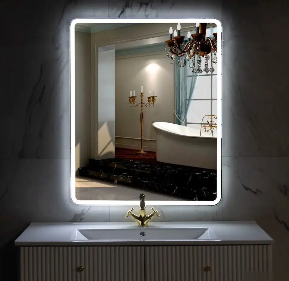 Пекам Зеркало Marta 1 80x110 marta1-80x110dp (с подсветкой,с сенсором на взмах руки,подогревом) – фото товара