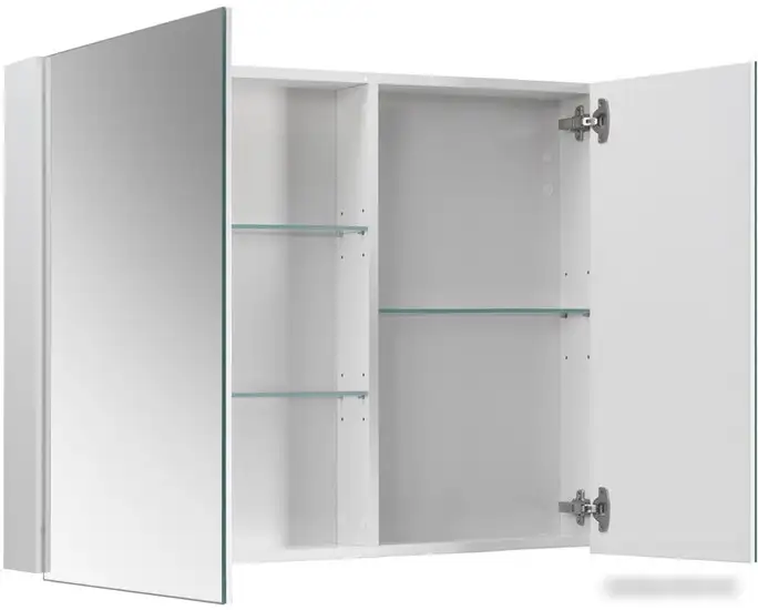 Belux Шкаф с зеркалом Триумф ВШ 90 (1, белый глянцевый) – фото товара