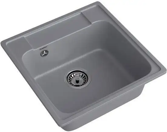 Кухонная мойка GranFest QUARZ GF-Z48 (темно-серый) - фото товара