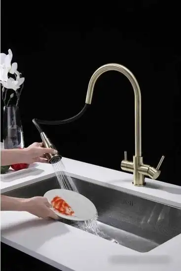 Смеситель Paulmark Lange La214212-BR (бронза) - фото товара