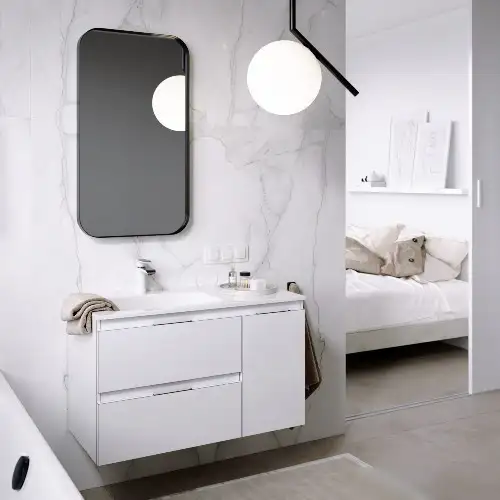 Aqwella Тумба с умывальником Malaga 90 L ACC0109LW – фото товара