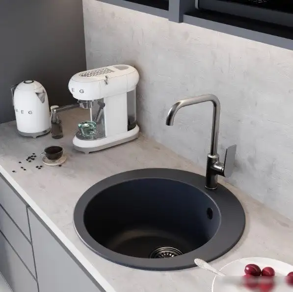 Кухонная мойка Mixline ML-GM13 551897 (антрацит) - фото товара