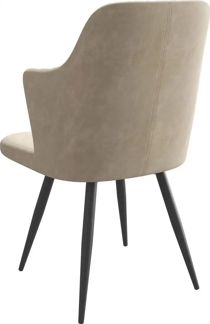 Стул Мамадома Freddy-R1 360 (k02 Латте замша Lux/черный) – фото товара