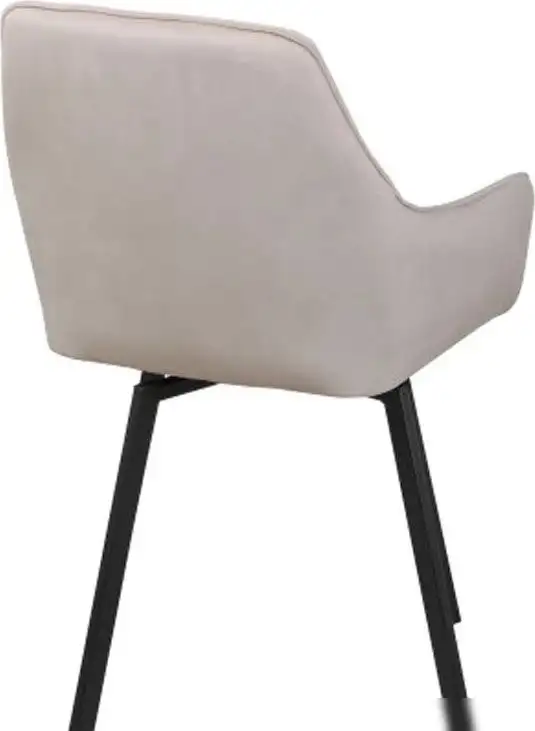 Стул СоюзРегионПоставка Бостон (Муар черный/Велюр Velluto 2 бежевый) СРП-156