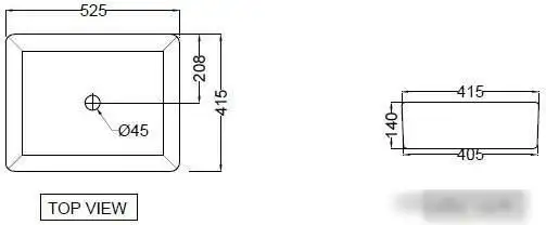 Умывальник Jaquar JDS-WHM-25907N - фото товара