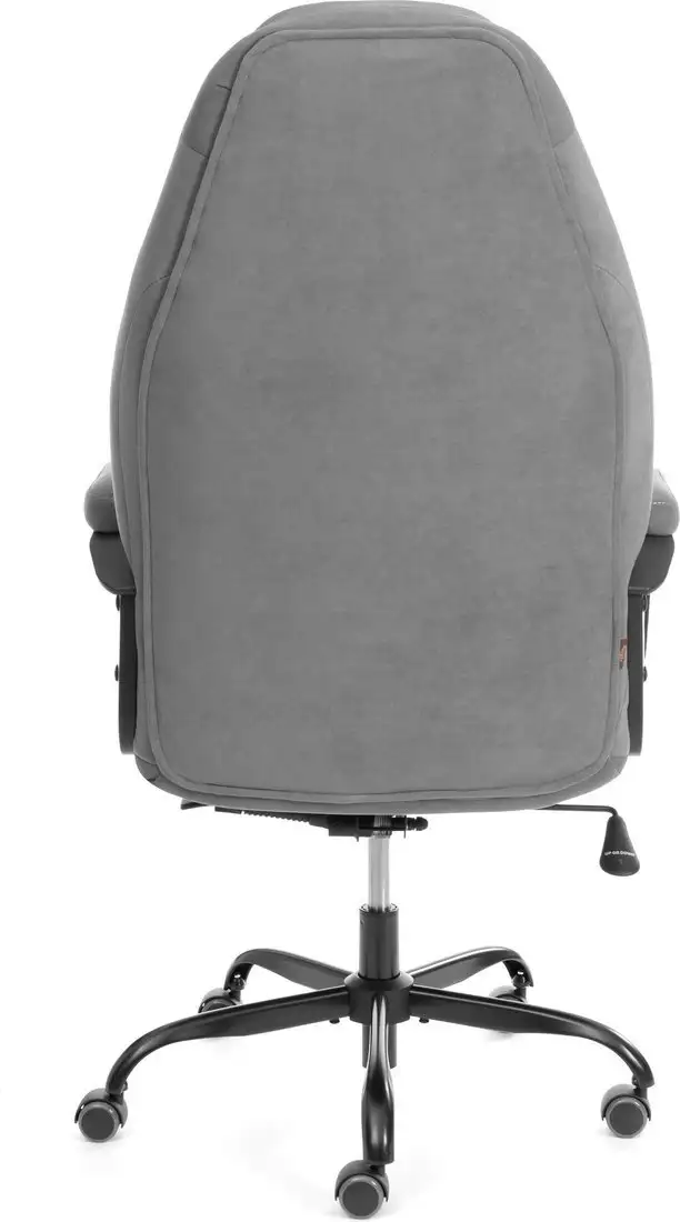 Офисное кресло TetChair Boss metalBL (велюр, серый, 29) – фото товара