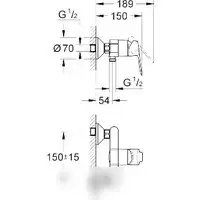 Смеситель Grohe BauEdge 23333000 - фото товара