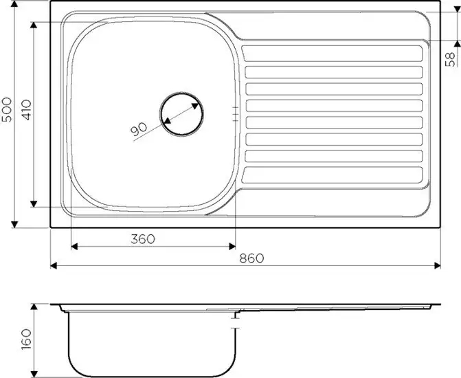 Кухонная мойка Omoikiri Kashiogawa 86-IN (матовый) - фото товара