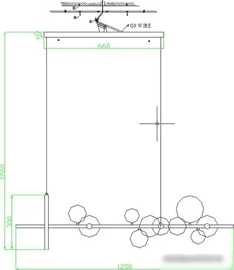 Подвесная люстра Kinklight Иона 09408-10.19 (черный) – фото товара