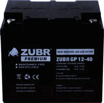 Аккумулятор для ИБП Zubr GP 12-40 – изображение в каталоге