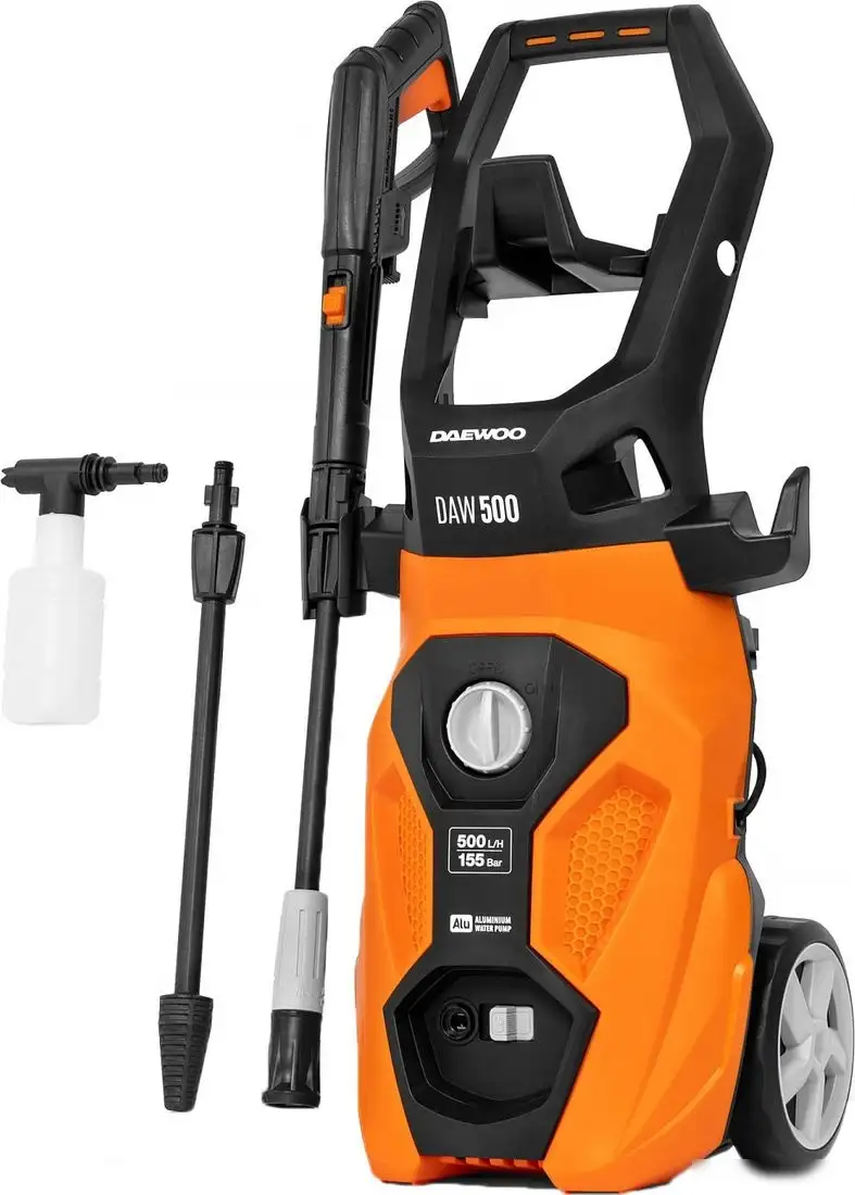 Мойка высокого давления Daewoo Power DAW 500 (с пеногенератором Daewoo Power DAW 10) – фото товара
