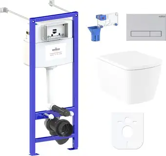 Унитаз Lavinia Boho Relfix Aveo Rimless 7 в 1 87050207 (матовый пластик) - изображение в каталоге