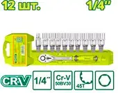 Набор трещотка с головками Dyllu DTST4212 (12 предметов)