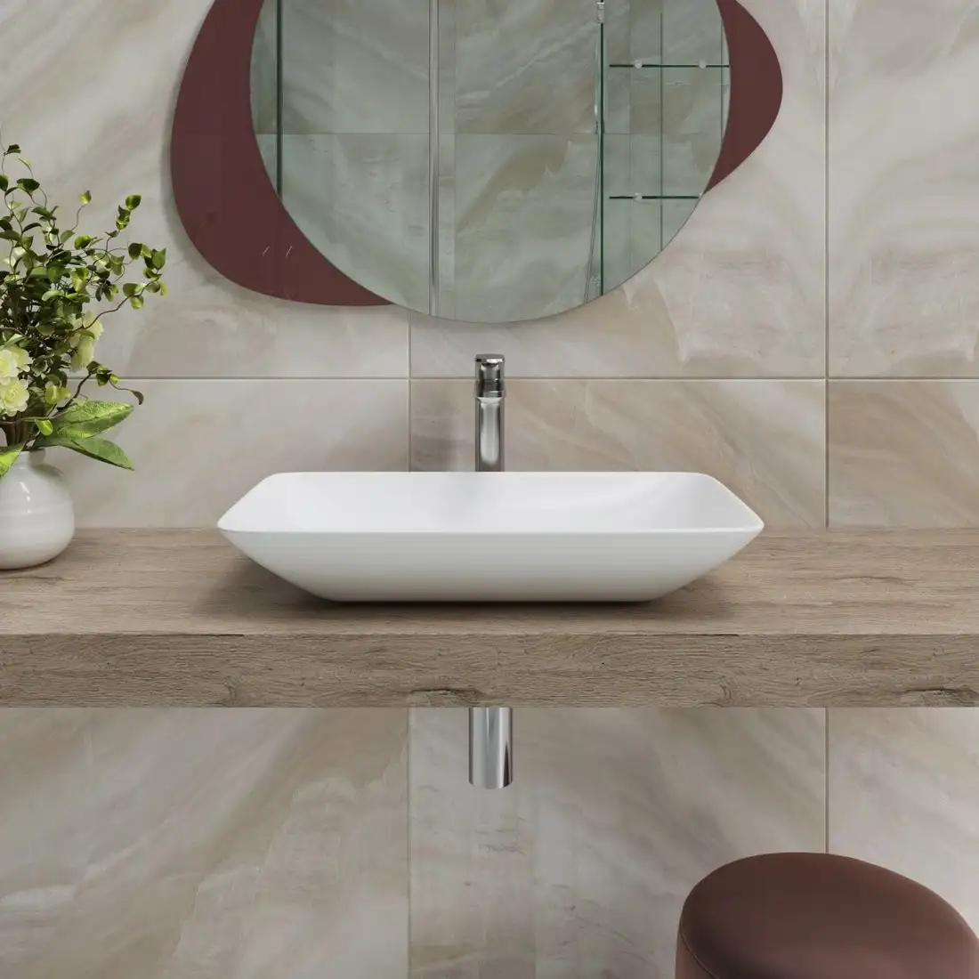 Умывальник Lauter 21540 + клапан 21190W - фото товара