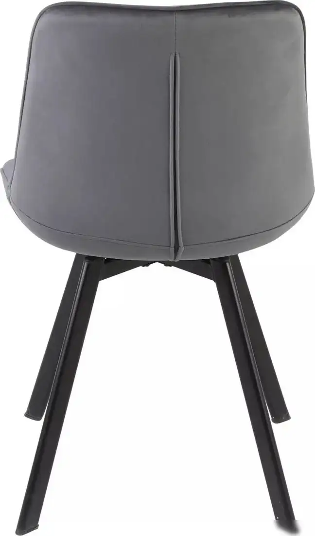 Стул Signal Monti Velvet Bluvel 14 (серый/черный) – фото товара