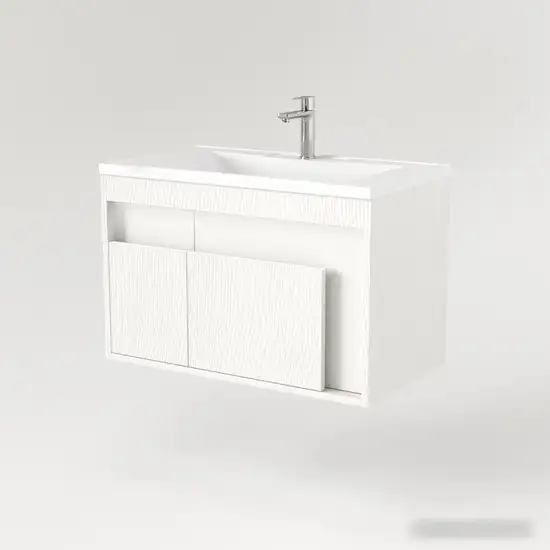 Дабер Тумба под умывальник 016 WeltWasser Deilbach 7517-80 Т16.8W.0.5_light (с подсветкой, белый древесный) – фото товара