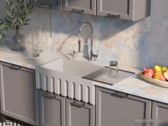 Смеситель Omoikiri Mikawa 2 Plus-SB-BN 4994452 (нержавеющая сталь) - фото товара