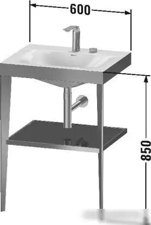 Duravit Тумба с умывальником XViu XV4714EB140 – фото товара