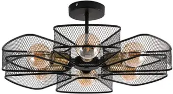 Люстра средней высоты Arte Lamp Maasym A7044PL-6BK – изображение в каталоге