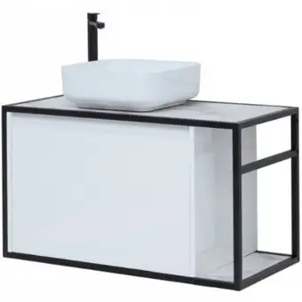 Мебель для ванных комнат Aquanet Тумба под умывальник Nova Lite Loft 90 R 261651 – изображение в каталоге