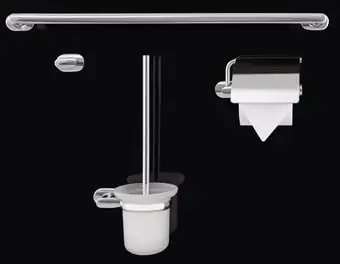 Набор для туалета Rubineta Este 670117 (хром) – изображение в каталоге