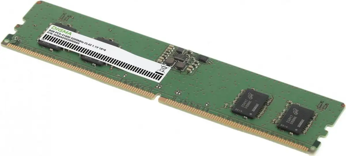 Оперативная память Digma 8ГБ DDR5 5200 МГц DGMAD55200008S – фото товара