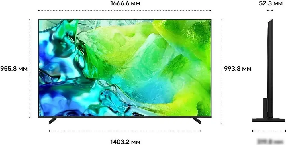MiniLED телевизор Samsung Neo QLED QN80H 4K QE75QN80HAUXPY – фото товара