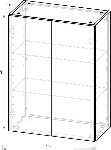 Garda Шкаф Grado 23/2 600 26.23/2.600 – фото товара