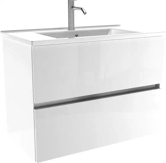 ЗОВ Тумба под умывальник Лира 90 L90MW0MWGVA-KP13W (белый глянцевый) – фото товара