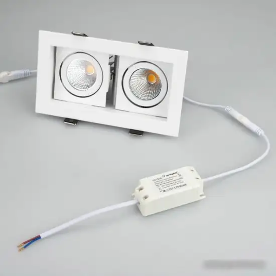 Точечный светильник Arlight CL-KARDAN-S180x102-2x9W Warm 024127 – фото товара