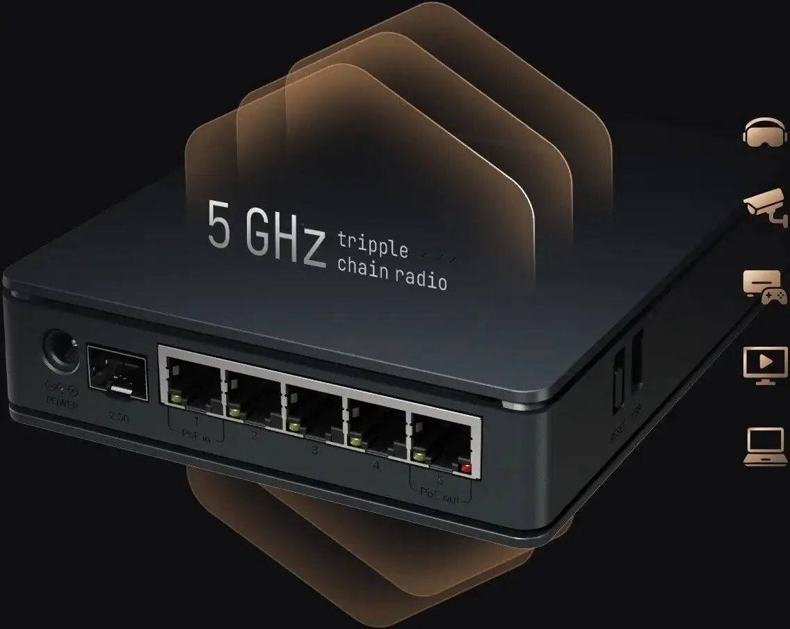 Wi-Fi роутер Mikrotik hAP ax S E62iUGS-2axD5axT – фото товара