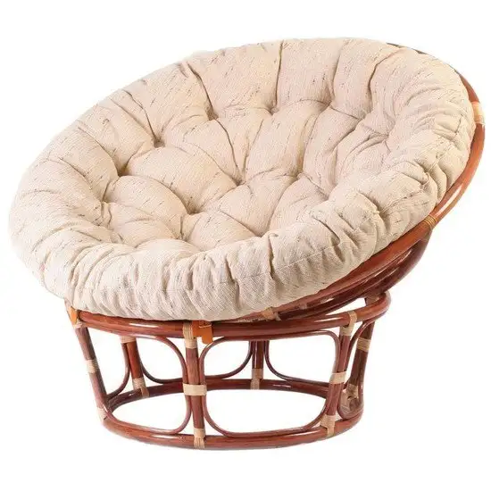 Интерьерное кресло TetChair Papasan 23/01 W с подушкой (коньяк) – фото товара