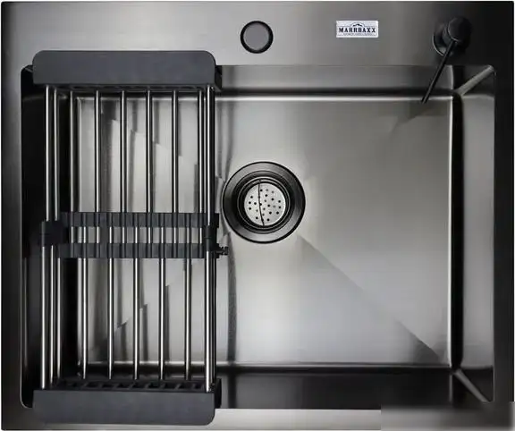 Кухонная мойка MARRBAXX B6050-R (черный/графит) - фото товара