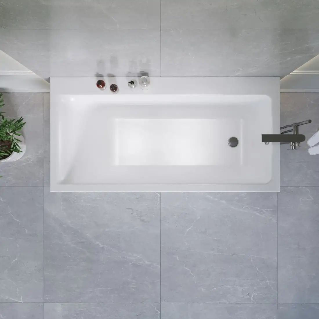 Ванна Lauter Seraphina 170x80 2112170R (с каркасом) - фото товара