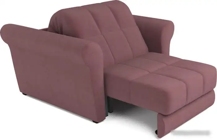 Кресло-кровать Мебель-АРС Гранд (велюр, пудра НВ-178/18)