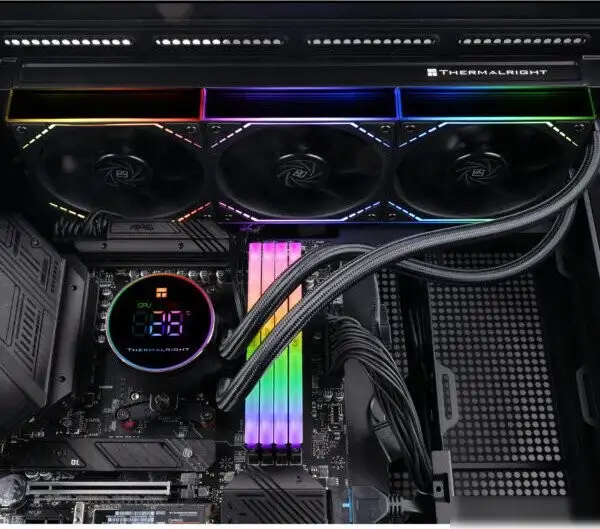 Система жидкостного охлаждения для процессора Thermalright Frozen Magic 360 Digital ARGB V2 (черный) – фото товара