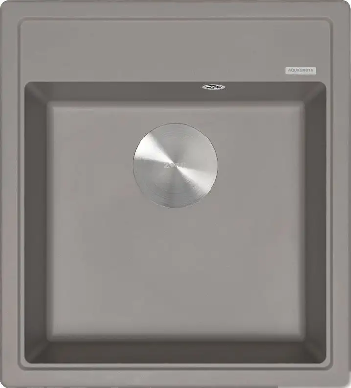Кухонная мойка ZorG Rock 46 Premium alumetallic - фото товара