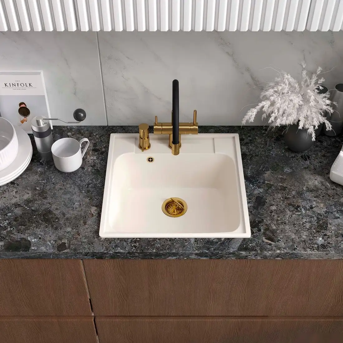 Кухонная мойка Reflexion Etude RF0353WH - фото товара