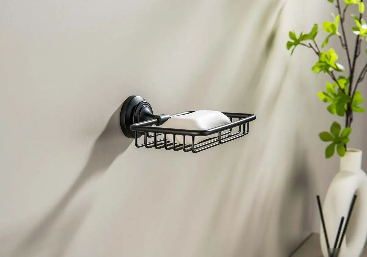 Мыльница Aquatek Классик AQ4533MB (черный матовый) – фото товара