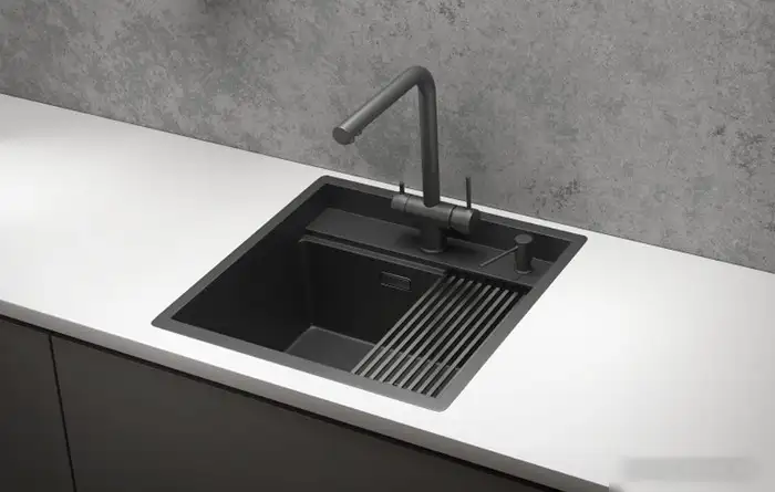 Кухонная мойка Granula KS-5051 (черный матовый) - фото товара