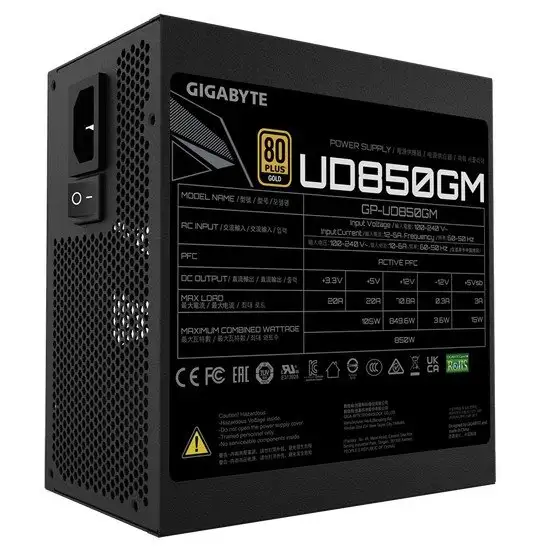 Блок питания Gigabyte UD850GM – фото товара