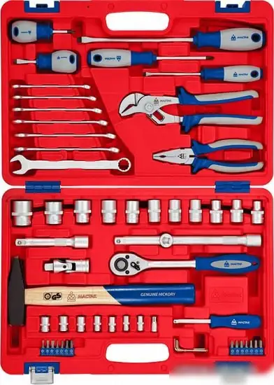 Универсальный набор инструментов Мастак 01-058C (58 предметов) – фото товара